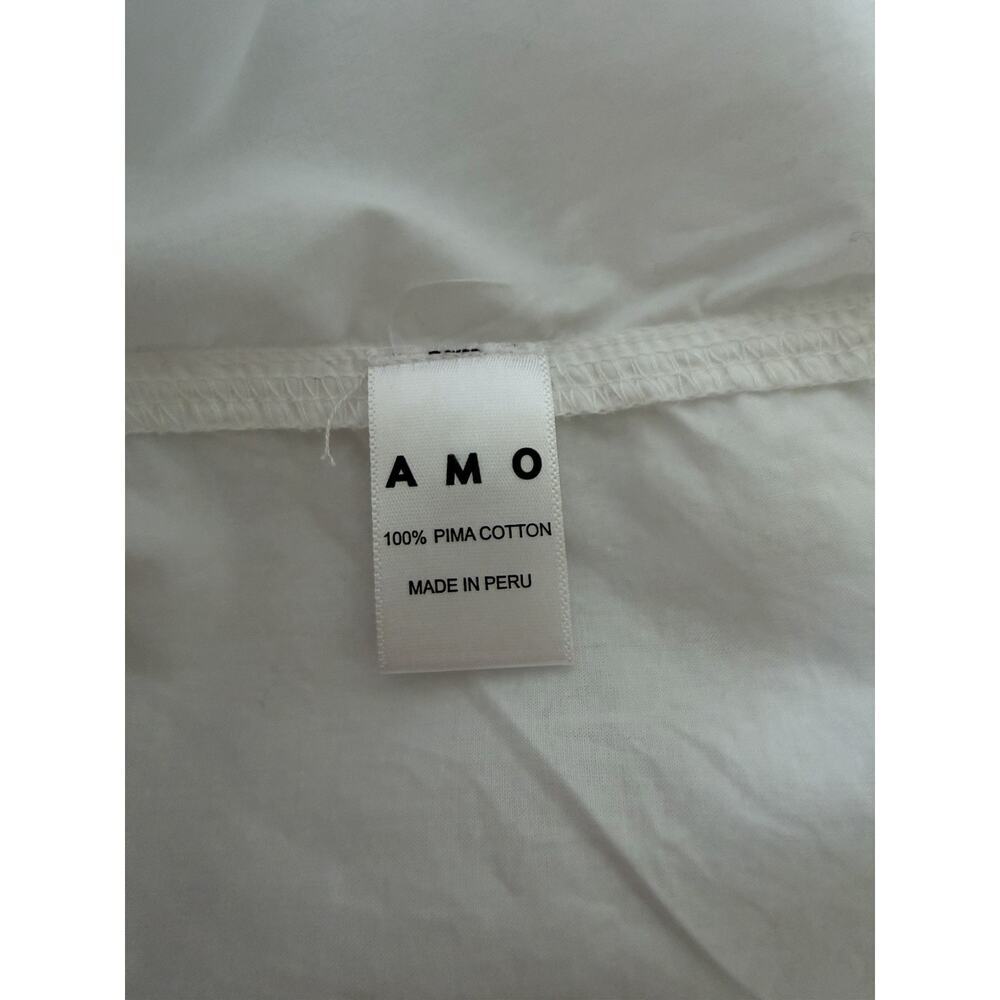 AMO Ruth Sleeveless White Shirt Size Medium $166 - Picture 8 of 8